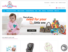 Tablet Screenshot of cutebabybuy.com